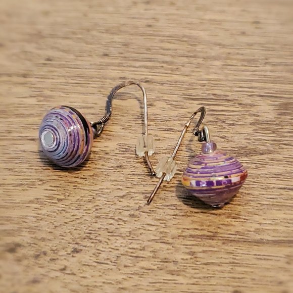 Multi-color bead drop dangles - Picture 2 of 2